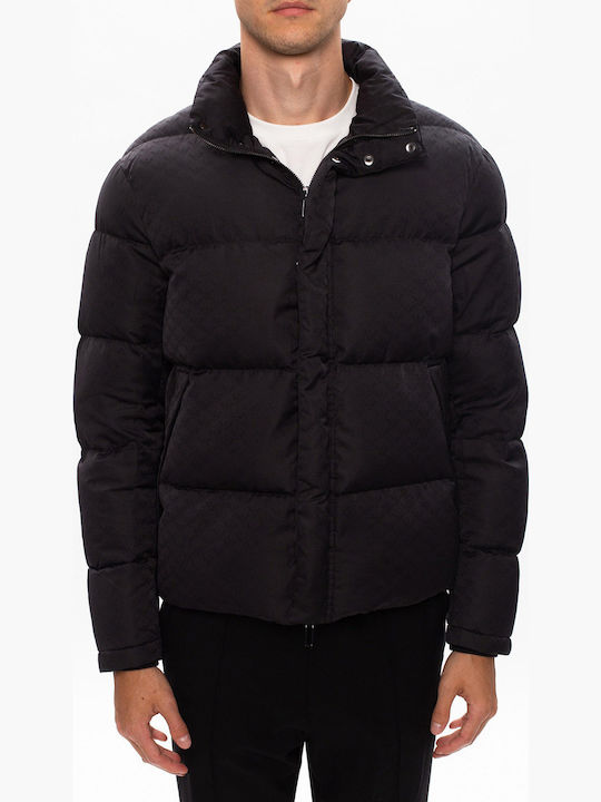 Emporio Armani Geacă pentru bărbați de iarnă Puffer Negru