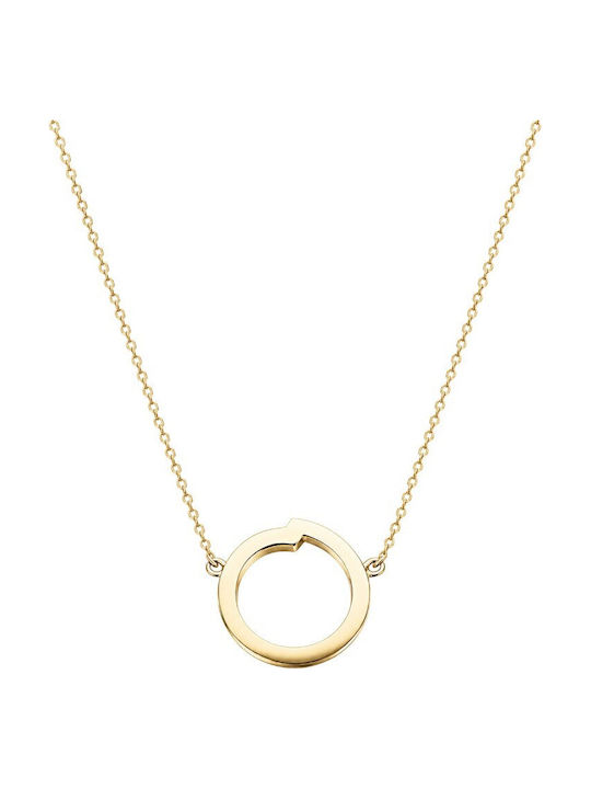 Obaku Enso Charm Geometrisch aus Vergoldet Silber