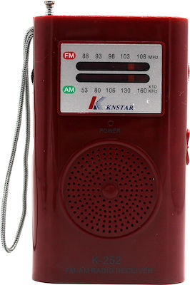 K-252 Mini Radio Battery Red