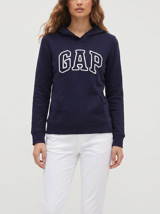 Women's Sweatshirt Hooded Navy Blue
