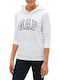 GAP Women's Hooded Sweatshirt White