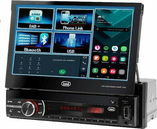 Trevi Автомобилно Радио 1 DIN Bluetooth USB