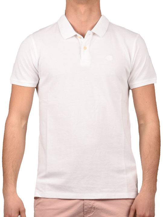 Dstrezzed Bowie Basic Herren Shirt Kurzarm Polo Weiß