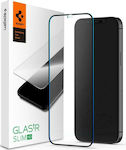 Spigen GLAS.tR 2.5D Vollflächig gehärtetes Glas (iPhone 12 Pro Max) AGL01468