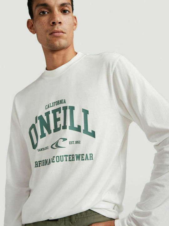 O'neill Herren Langarmshirt Weiß