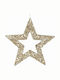 Eurolamp Fabric Christmas Decorative Floor Star 44x25x45cm Gold