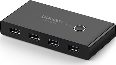 Ugreen Sharing Box USB 3.0 Hub 4 Porturi cu conexiune USB-A