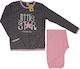 Minerva Kids Pyjamas Winter Grey / Pink