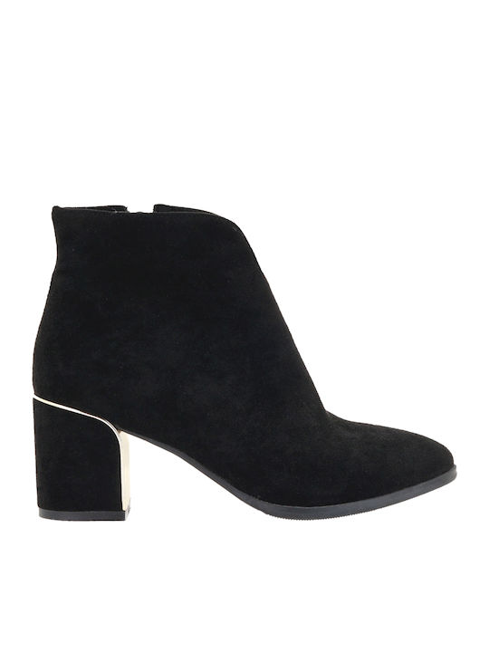 Seven Women's Medium Heel Ankle Boots Black