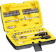 Stanley Set de chei tubulare și clichet 1\4" 42buc