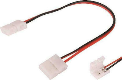 Eurolamp Conector pentru Benzi LED LED Plug cu Cablu 2 Contacte 3528 4.8W 12V/24V DC 147-70711