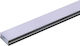 V-TAC Extern Aluminiumprofil für LED-Streifen mit Opal Abdeckung 200x2.3x1cm