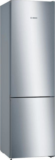 Bosch Ψυγειοκαταψύκτης 368lt Total NoFrost Υ203xΠ60xΒ66εκ. Metal Look KGN39VLEB