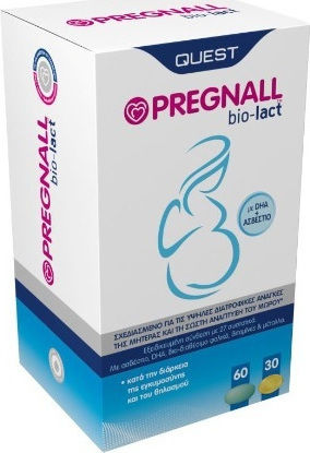 Quest Pregnal Bio Lact Supplement for Pregnancy 60 Tablets 30 Capsules