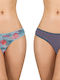 Women's Slip 2Pack Light Blue/Green