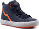 Geox Παιδικό Sneaker High Alonisso για Κορίτσι Navy Μπλε