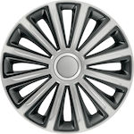 Lampa Car Hubcap Set Trend 14" 4pcs Silver /Black ΧΕ