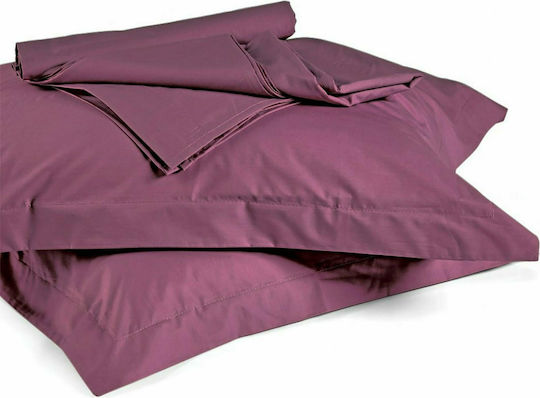 Kentia Sheet Super-Double with Elastic 160x200+25cm. True Col 0501 Purple