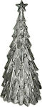 InTheBox Christmas Decorative Plastic Tree Cone 18cm Silver