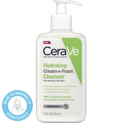 CeraVe Hydrating Cream To Foam Κρέμα Καθαρισμού Προσώπου