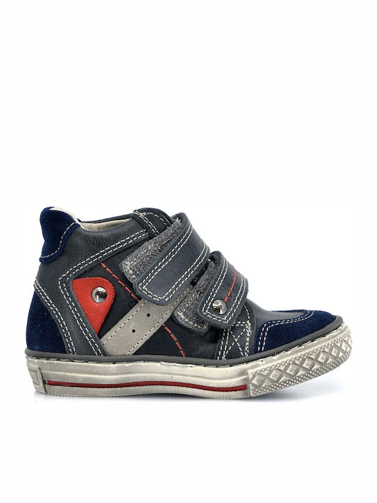 PRIMI PASSI BOOTS FOR BOY BLUE LEATHER