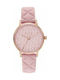 Elle Time & Jewelry Uhr mit Rosa Lederarmband ELL21049