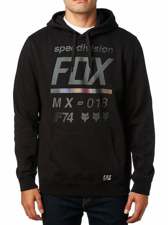 District 2 Men's Sweatshirt with Hood Black