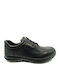 Leder Herren Freizeitschuhe Anatomisch Schwarz