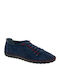 Leder Herren Freizeitschuhe Anatomisch Blau