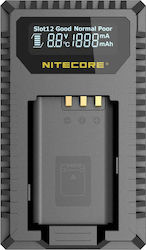 NiteCore Double Battery Charger 9060060204 Compatible with Sony