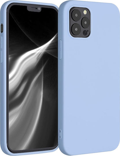 KWmobile Back Cover Σιλικόνης Γαλάζιο (iPhone 12 / 12 Pro)