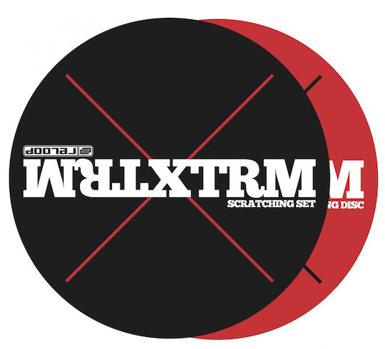 Reloop Slipmat Συνθετικό XTRM Scratching Set με Σχέδιο