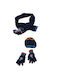 Energiers Kids Beanie Set with Scarf & Gloves Knitted Blue