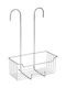 Wenko Milo Wall Mounted Bathroom Shelf Inox with 1 Shelf 25x14x36cm