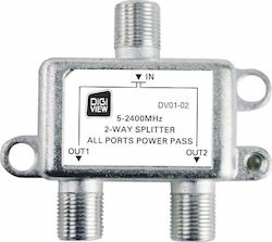 DiGiView DV01-02 1:2 Splitter Satellite