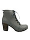 Safe Step 19206 Leather Women's Ankle Boots Gray