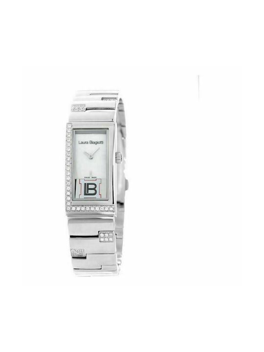 Laura Biagiotti Watch with Silver Metal Bracelet LB0021L-BL