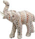 Espiel Decorative Elephant made of Fabric 30x10x33cm 1pcs