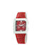 Laura Biagiotti Watch Chronograph with Red Leather Strap LB0002L-05Z-2