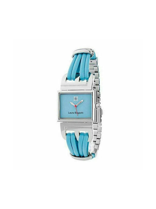 Laura Biagiotti Uhr mit Blau Lederarmband LB0046L-06