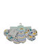 Set Kids Gloves MIttens for Newborn Blue 3pcs