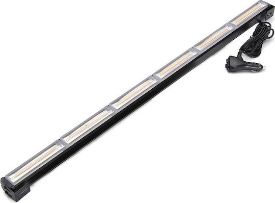 Bară De Semnalizare Pentru Mașină LED 12 / 24V 90cm Cu Iluminare Portocalie