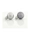 Hängendes Kugel Ornament Ornament Kunststoff Silber 3cm Set 27Stück