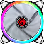 Marvo FN-14 Case Fan 120mm με RGB Φωτισμό και Σύνδεση 4-Pin Molex