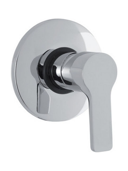 Teorema Good Life Built-In Mixer for Shower with 1 Exit Chrome