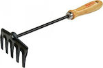 Benman 77046 Hand Bow Rake with Handle 5 Teeth