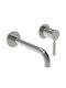 La Torre New Tech Built-In Mixer & Spout Set for Bathroom Sink with 1 Exit Inox Silver