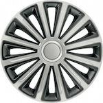 Lampa Car Hubcap Set Trend 15" 4pcs Silver /Black