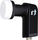 Inverto Ultra Twin HGLN 40mm LNB LNB Zwillinge (2 Ausgänge) mit Geräuscharmer Verstärker 0.2dB