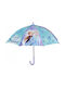 Perletti Kids Curved Handle Auto-Open Umbrella Frozen 2 Blue